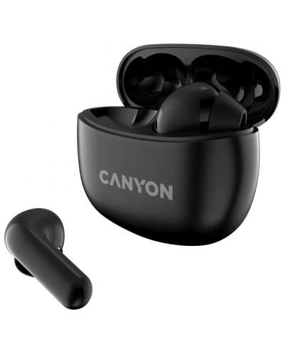 Безжични слушалки Canyon - TWS5, черни - 1