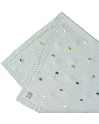 Бебешко одеяло Lassig - На точки, 80 х 110 cm - 2