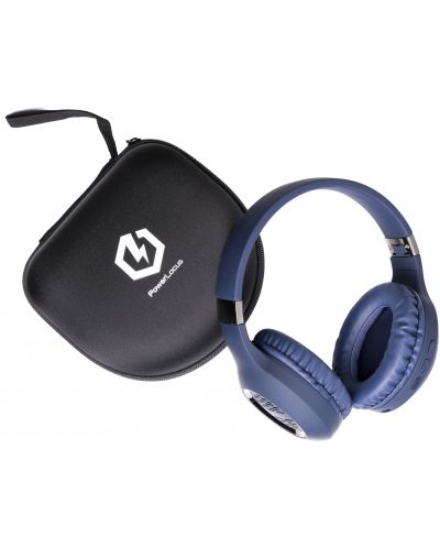 Безжични слушалки PowerLocus - P4 Plus, сини - 6