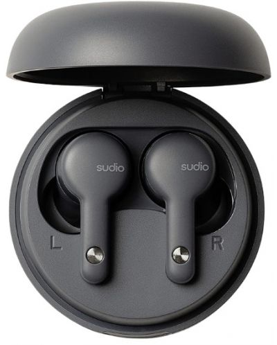 Безжични слушалки Sudio - A2, TWS, ANC, Anthracite - 5