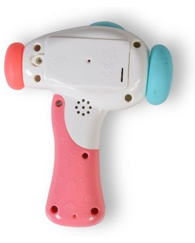 Бебешка играчка Moni - Чукче, K999-119G, розово - 2
