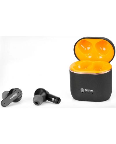 Безжични слушалки Boya - BY-AP4-B, TWS, черни - 4