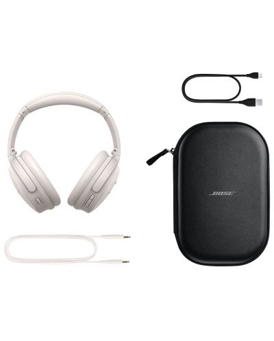 Безжични слушалки Bose - QuietComfort, ANC, White Smoke - 8