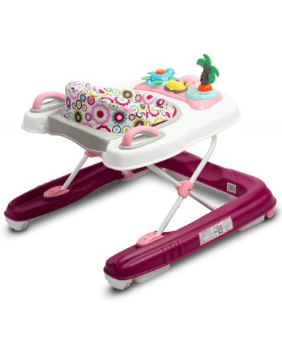 Бебешка проходилка 2 в 1 Caretero Toyz - Surf, Flоral - 3