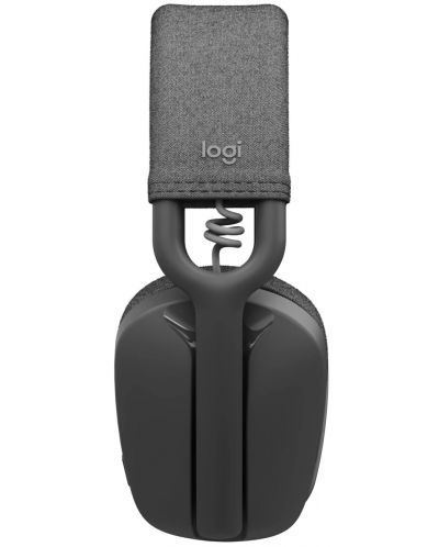Безжични слушалки с микрофон Logitech - Zone Vibe 100, черни/сиви - 4