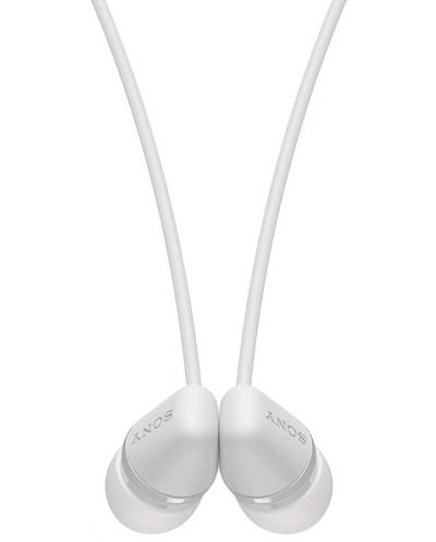 Безжични слушалки с микрофон Sony - WI-C200, бели - 2