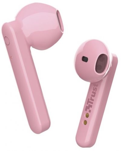 Безжични слушалки Trust - Primo Touch, TWS, розови - 2