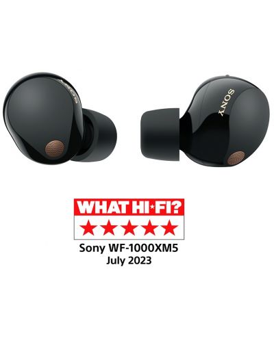 Безжични слушалки Sony - WF-1000XM5, TWS, ANC, черни - 4