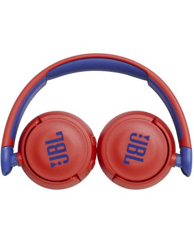 Детски слушалки с микрофон JBL - JR310 BT, безжични, червени - 3