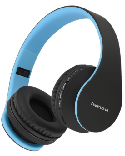 Безжични слушалки PowerLocus - P1, сини - 1