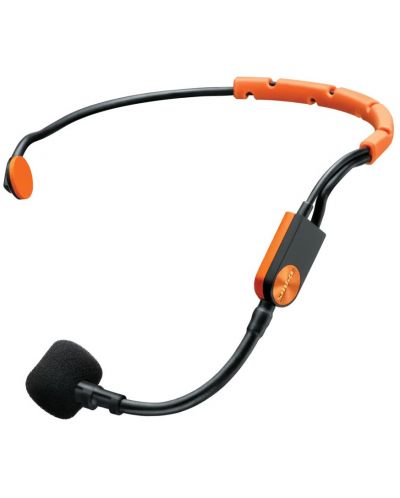 Безжична микрофонна система Shure - GLXD14R+/SM31, черна/оранжева - 2