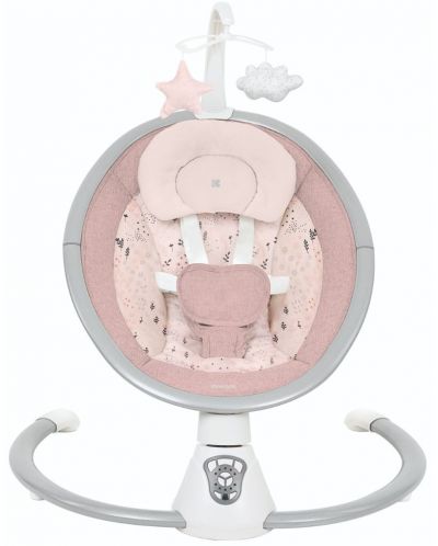 Бебешка електрическа люлка KikkaBoo - Twiddle, Pink - 1