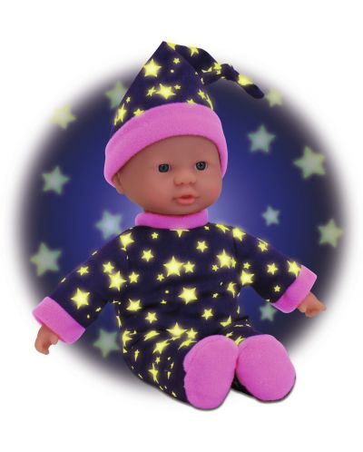 Бебе Simba Toys - Лаура, с пижама на звезди - 2