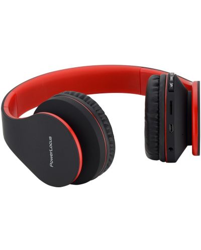 Безжични слушалки PowerLocus - P1, червени - 4