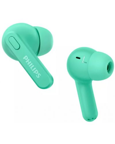 Безжични слушалки Philips - TAT2206GR/00, TWS, зелени - 2