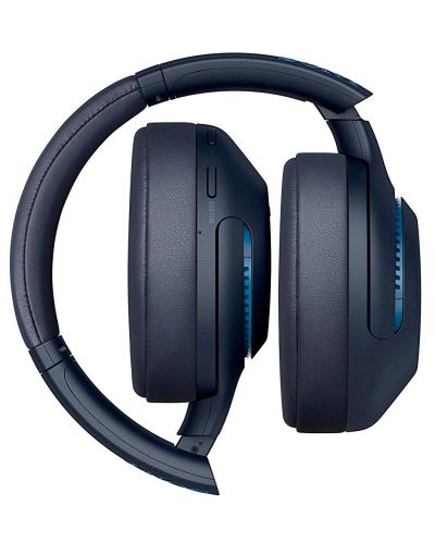 Безжични слушалки с микрофон Sony - WH-XB900N, сини - 4
