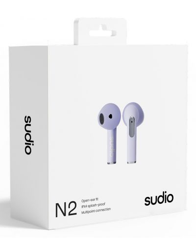 Безжични слушалки Sudio - N2, TWS, лилави - 6