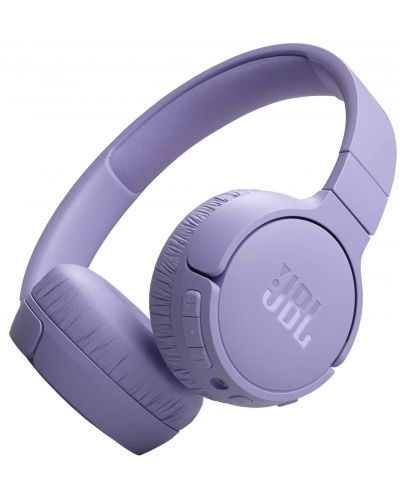 Безжични слушалки с микрофон JBL - Tune 670NC, ANC, лилави - 1