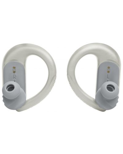 Безжични слушалки JBL - Endurance Peak 3, TWS, бели/сиви - 6
