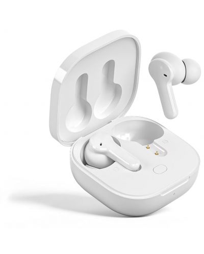 Безжични слушалки QCY - T13, TWS, бели - 2
