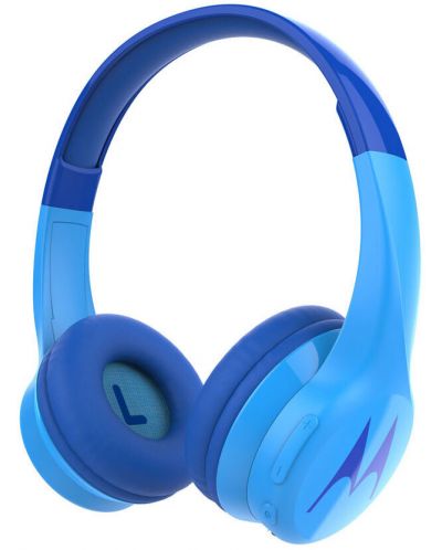 Безжични слушалки с микрофон Motorola - Squads 300, сини - 1