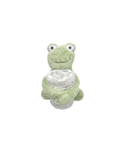 Бебешко одеяло с плюшена играчка KikkaBoo Froggy