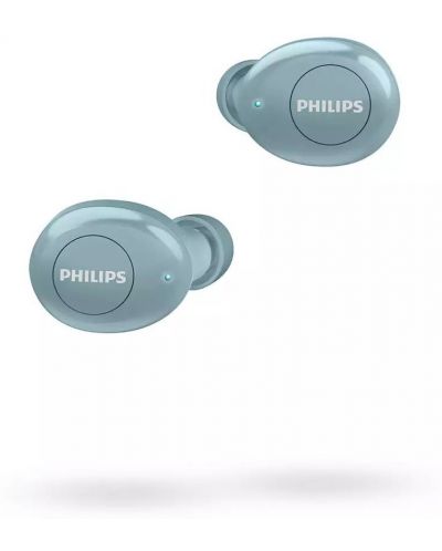 Безжични слушалки с микрофон Philips - TAT2205, TWS, сини - 4