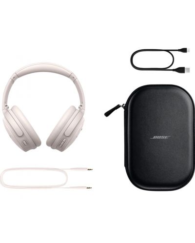 Безжични слушалки с микрофон Bose - QuietComfort, ANC, White Smoke - 7