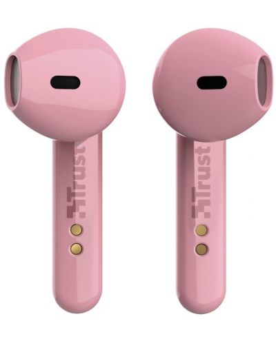 Безжични слушалки Trust - Primo Touch, TWS, розови - 3