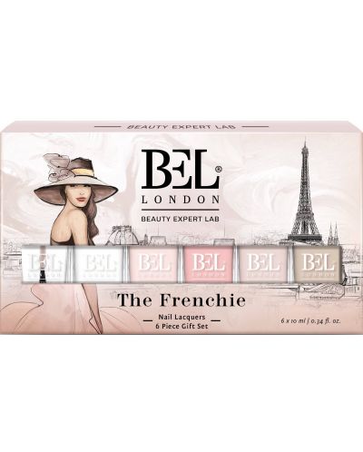 Bel London Комплект лакове за нокти The Frenchie, 6 x 10 ml - 1
