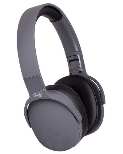Безжични слушалки с микрофон Trevi - DJ 12E45 BT, черни/сиви - 2