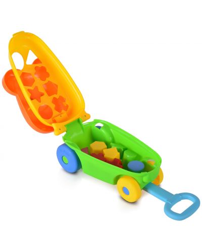 Бебешка играчка за сортиране Mоni - Куфарче с формички - 3