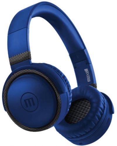 Безжични слушалки с микрофон Maxell - BTB52, сини - 1