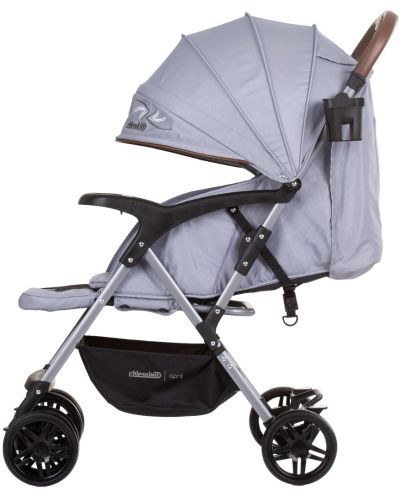 Бебешка лятна количка Chipolino - Ейприл, пепелно сива - 4