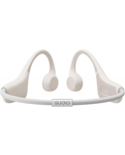 Безжични слушалки с микрофон Sudio - B1, бели/бежови - 3