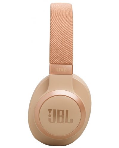Безжични слушалки JBL - Live 770NC, ANC, Sand - 3