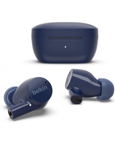 Безжични слушалки Belkin - SoundForm Rise, TWS, сини - 4