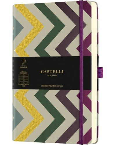 Бележник Castelli Oro - Frets, 9 x 14 cm, линиран - 1