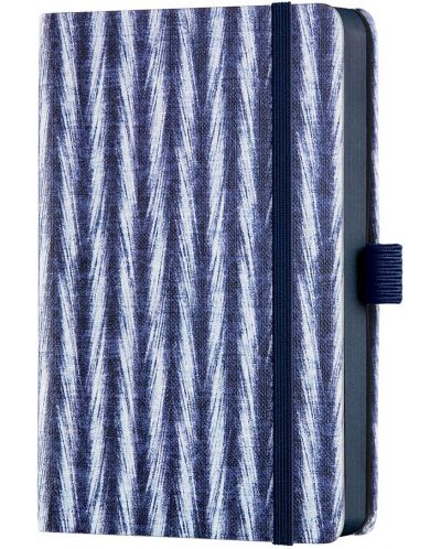 Бележник Castelli Shibori - Twill, 9 x 14 cm, линиран - 2