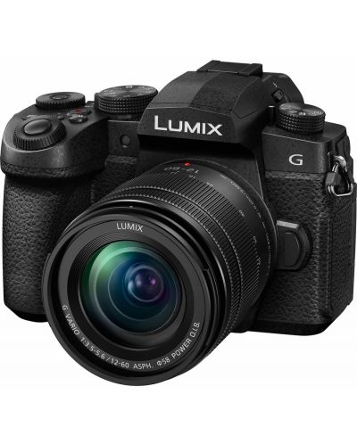 Безогледален фотоапарат Panasonic - Lumix DC-G90, 12-60mm, Black - 1