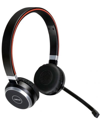 Безжични слушалки с микрофон Jabra - Evolve 65 SE UC, черни - 2