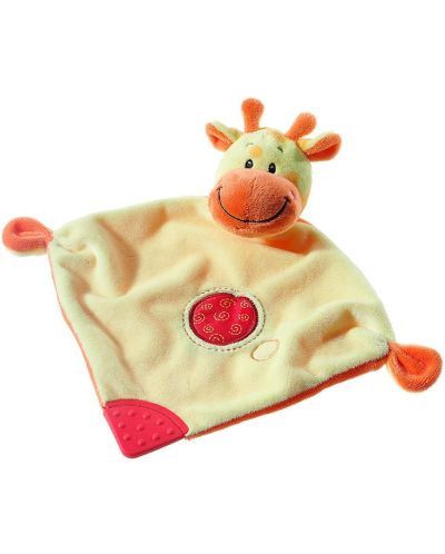 Бебешка кърпа за гушкане Heunec - Жираф, 28 cm - 1