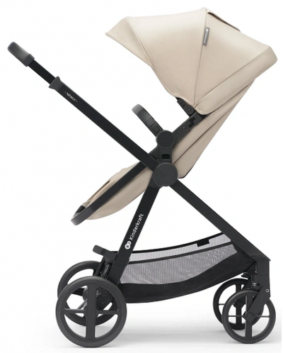 Бебешка количка 4 в 1 KinderKraft - Newly, Sand Beige - 4