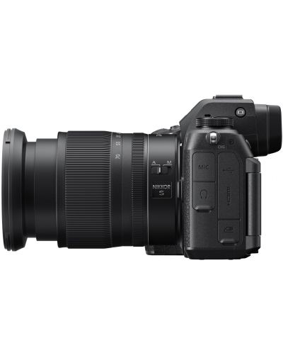 Безогледален фотоапарат Nikon - Z6 III, Nikkor Z 24-70 mm, f/4 S, черен - 4