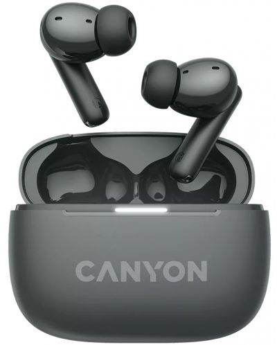 Безжични слушалки Canyon - CNS-TWS10, ANC, черни - 1