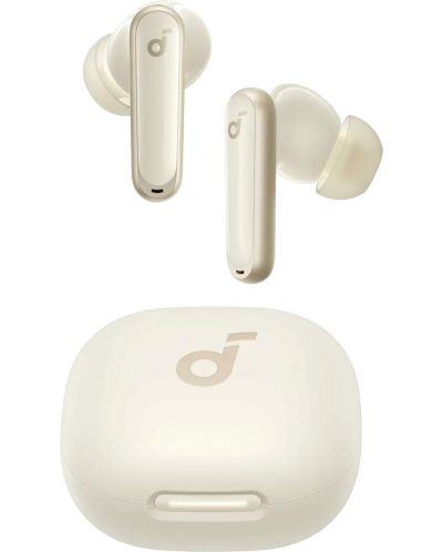 Безжични слушалки Anker - Soundcore P40i, ANC, TWS, бели - 1