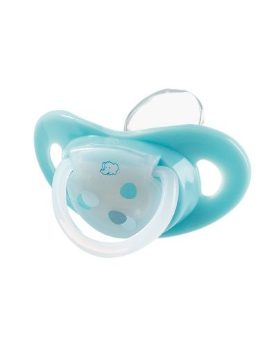 Силиконова залъгалка Bebe Confort Premium Natural Physio - 6м+, 2 броя, сини