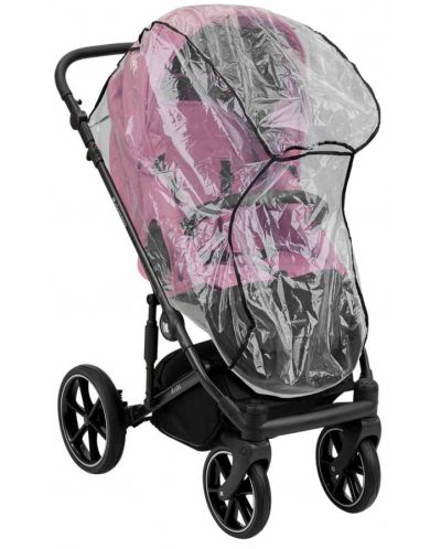 Бебешка комбинирана количка 2 в 1 KikkaBoo - Amani, Pink - 9