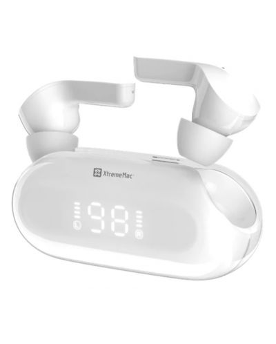 Безжични слушалки XtremeMac - X-TWIST, TWS, бели - 2