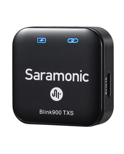 Безжична брошка и двуканален приемник Saramonic - BLINK 900 S1,черни - 4